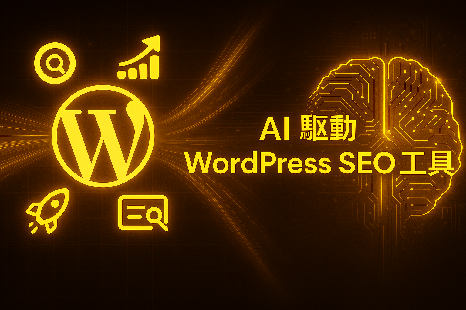 一名香港營銷專員在辦公室使用 i-gen 的 Ai 驅動 WordPress SEO 工具,電腦螢幕上顯示網站排名提升的圖表。